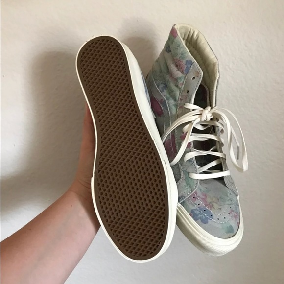 Vans Shoes - Floral Vans high tops